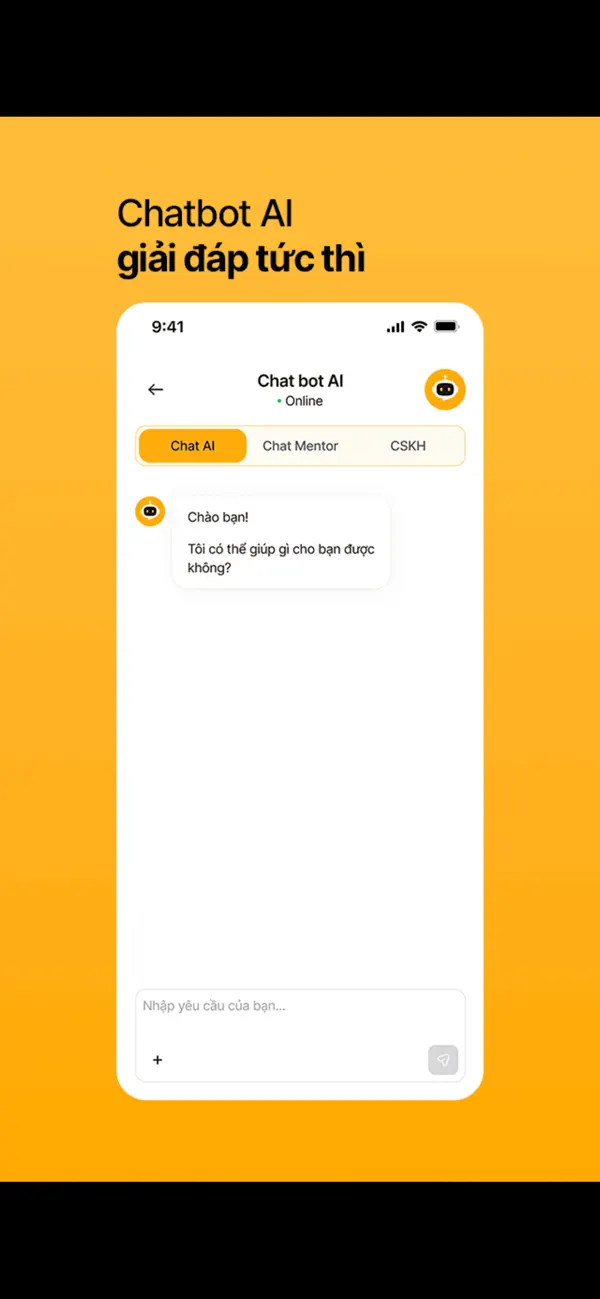 TeenCare Parent app AI and mentor chat screen